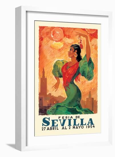 Sevilla Feria-null-Framed Art Print