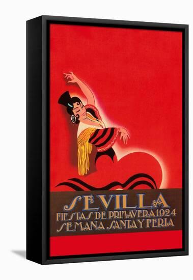 Sevilla - Saints Week Fair-Sara Pierce-Framed Stretched Canvas