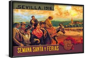 Sevilla Semania Santa y Ferias-N.c. Chilberg-Framed Art Print