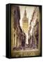 Sevilla Street Scene-null-Framed Stretched Canvas