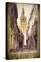 Sevilla Street Scene-null-Stretched Canvas