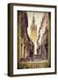 Sevilla Street Scene-null-Framed Premium Giclee Print