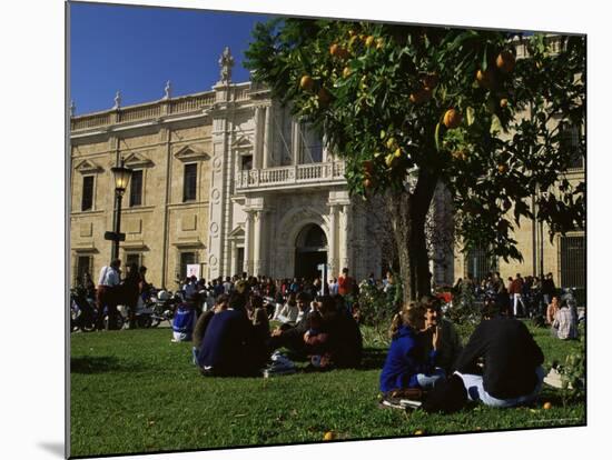 Sevilla University, Built in the 1750s as the State Tobacco Factory, Seville, Andalucia, Spain-Duncan Maxwell-Mounted Photographic Print