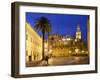 Seville Cathedral (Catedral) and the Giralda at Night-Stuart Black-Framed Photographic Print