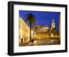 Seville Cathedral (Catedral) and the Giralda at Night-Stuart Black-Framed Photographic Print