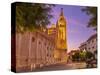 Seville Cathedral of Saint Mary of the See, and La Giralda bell tower at sunset, Seville, Spain-Neale Clark-Stretched Canvas