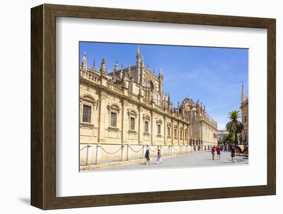 Seville Cathedral of Saint Mary of the See, Calle Fray Ceferino Gonzalez, Seville, Spain-Neale Clark-Framed Photographic Print