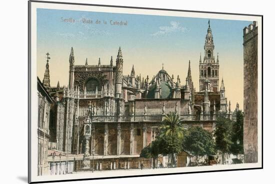 Seville Cathedral, Spain-null-Mounted Art Print