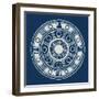 Seville II Dark Blue FB-Kathrine Lovell-Framed Art Print