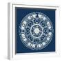 Seville II Dark Blue FB-Kathrine Lovell-Framed Art Print