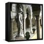 Seville (Spain), Pilate's House, Statue of Pallas Pacifera-Leon, Levy et Fils-Framed Stretched Canvas