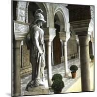 Seville (Spain), Pilate's House, Statue of Pallas Pacifera-Leon, Levy et Fils-Mounted Photographic Print