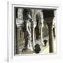 Seville (Spain), Pilate's House, Statue of Pallas Pacifera-Leon, Levy et Fils-Framed Photographic Print