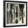 Seville (Spain), Pilate's House, Statue of Pallas Pacifera-Leon, Levy et Fils-Framed Photographic Print