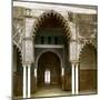Seville (Spain), the Alcazar, Door of the Room of the Ambassadors-Leon, Levy et Fils-Mounted Photographic Print