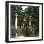 Seville (Spain), the Alcazar, Maria De Padilla's Flowerbed-Leon, Levy et Fils-Framed Photographic Print