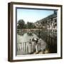 Seville (Spain), the Alcazar, Ornamental Lake and Pierre Le Cruel's Gallery-Leon, Levy et Fils-Framed Photographic Print