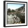 Seville (Spain), the Alcazar, Ornamental Lake and Pierre Le Cruel's Gallery-Leon, Levy et Fils-Framed Photographic Print