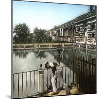 Seville (Spain), the Alcazar, Ornamental Lake and Pierre Le Cruel's Gallery-Leon, Levy et Fils-Mounted Photographic Print