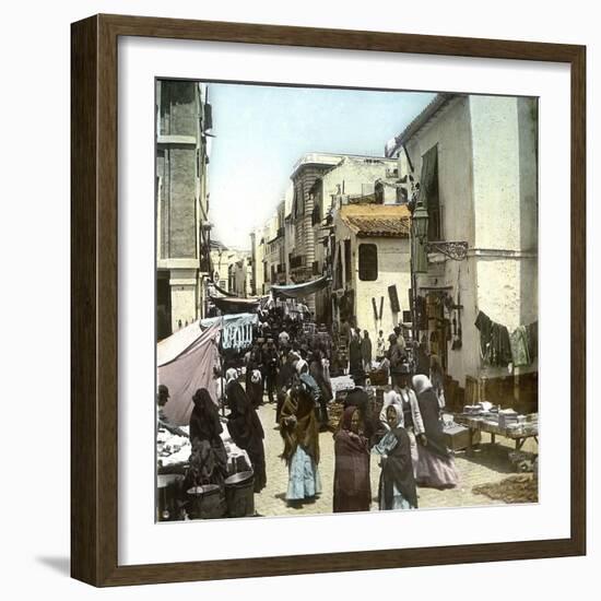 Seville (Spain), the Antique Market-Leon, Levy et Fils-Framed Photographic Print