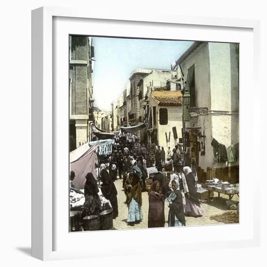 Seville (Spain), the Antique Market-Leon, Levy et Fils-Framed Photographic Print