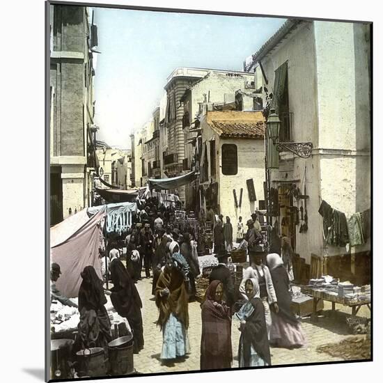 Seville (Spain), the Antique Market-Leon, Levy et Fils-Mounted Photographic Print