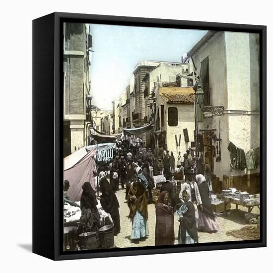Seville (Spain), the Antique Market-Leon, Levy et Fils-Framed Stretched Canvas