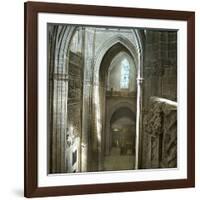 Seville (Spain), the Cathedral's Nave-Leon, Levy et Fils-Framed Photographic Print