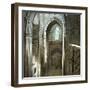 Seville (Spain), the Cathedral's Nave-Leon, Levy et Fils-Framed Premium Photographic Print