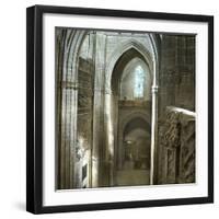 Seville (Spain), the Cathedral's Nave-Leon, Levy et Fils-Framed Photographic Print