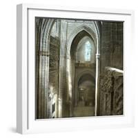 Seville (Spain), the Cathedral's Nave-Leon, Levy et Fils-Framed Photographic Print