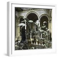 Seville (Spain), the House of Don Manuel De Las Heras, the Courtyard-Leon, Levy et Fils-Framed Photographic Print