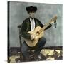 Seville (Spain), the Mandolinist Antonio Perez Circa 1885-Leon, Levy et Fils-Stretched Canvas