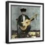 Seville (Spain), the Mandolinist Antonio Perez Circa 1885-Leon, Levy et Fils-Framed Photographic Print