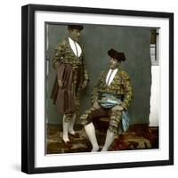 Seville (Spain), the Matador Carra Ancha-Leon, Levy et Fils-Framed Photographic Print