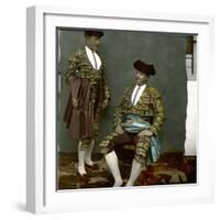 Seville (Spain), the Matador Carra Ancha-Leon, Levy et Fils-Framed Photographic Print