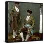 Seville (Spain), the Matador Carra Ancha-Leon, Levy et Fils-Framed Stretched Canvas