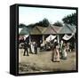 Seville (Spain), Vendors Selling Fried Foods at the Fair-Leon, Levy et Fils-Framed Stretched Canvas