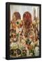 Seville. The dance. Series: Vision of Spain, 1915. Oil on canvas, 351 cm x 302.5 cm-Joaquin Sorolla-Framed Poster