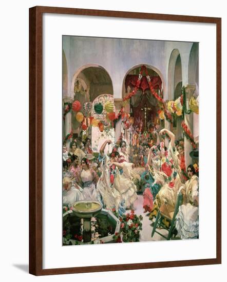 Seville-Joaquín Sorolla y Bastida-Framed Giclee Print