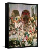 Seville-Joaquín Sorolla y Bastida-Framed Stretched Canvas