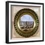 Sevres Plate Depicting the Arrival of the Sword of Frederick II the Great-null-Framed Giclee Print