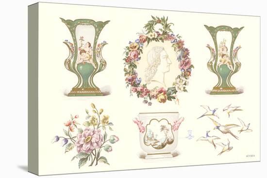 Sevres Porcelain and Motifs-null-Stretched Canvas