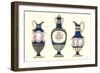 Sevres Porcelain Pitchers-null-Framed Art Print