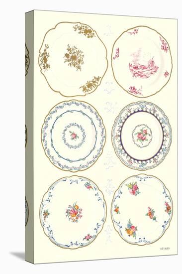Sevres Porcelain Plates-null-Stretched Canvas