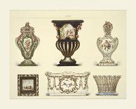 Six Vases-Sevres-Stretched Canvas