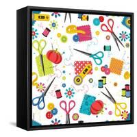 Sew Excited Nifty Notions-Andi Metz-Framed Stretched Canvas