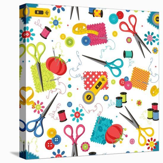 Sew Excited Nifty Notions-Andi Metz-Stretched Canvas