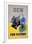 Sew for Victory-null-Framed Giclee Print