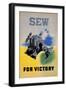 Sew for Victory-null-Framed Premium Giclee Print